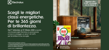 Promo: Electrolux Lavastoviglie: in omaggio 1 anno di CAPS